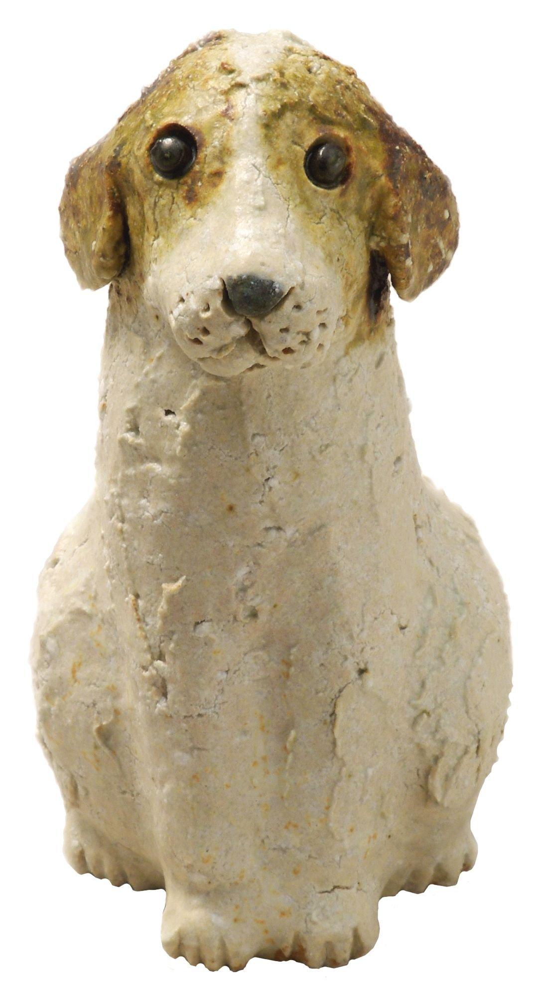 

Shigaraki ware, Hechimon, Kosei Kiln, Sitting Dog, Large, 40-4077