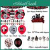 Head Cartoon Siren Cat Horror Theme Birthday Party Balloon Banner Topper Cake