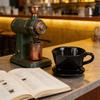 Ceramic Pour Over Coffee Dripper 3 Hole V Shape Manual Brew Maker Ceramic Single Cup for Home Restaurant Cafe Black 1-2 Person