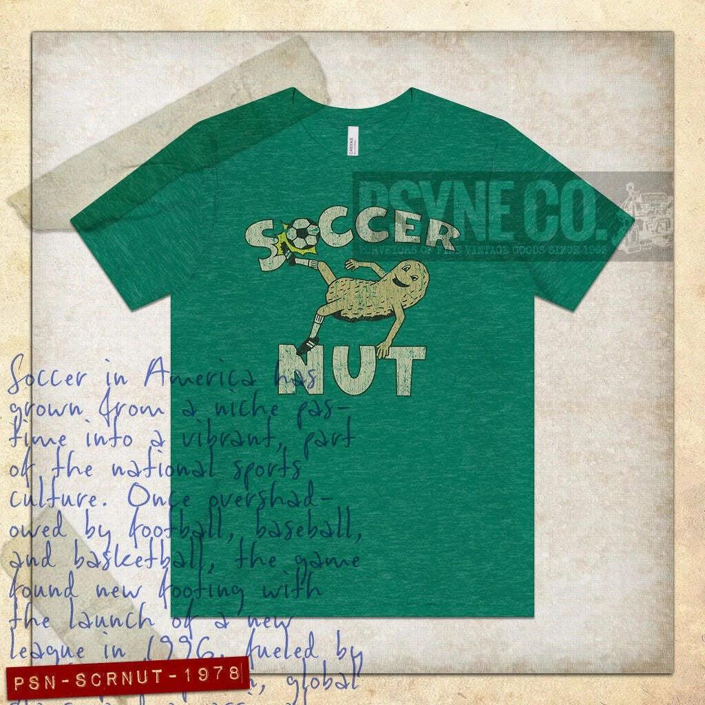 Soccer Nut 1978 Vintage Men s T shirt 4XL