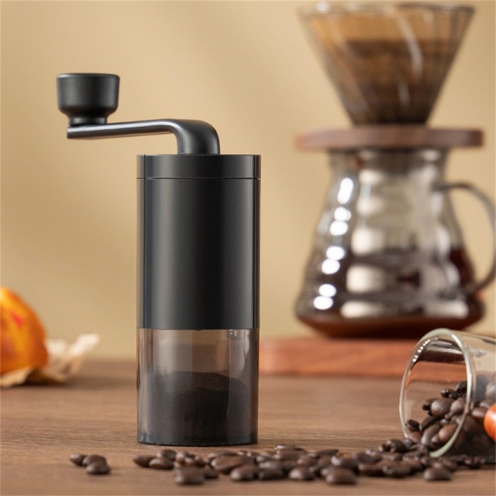 Manual Electric Coffee Grinder Compact Portable for Home Office Kitchen Adjustable Grind Size USB Rechargeable