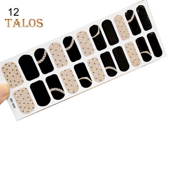 Nail Sticker Self-Adhesive Eco-friendly Paper Nail Art Stickers Decals for Beauty