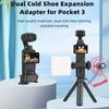 Adattatore Shoe Fredda Versatile per Gabbia Fotocamera per Pocket 3 Clip per Zaino Fotografico Perfetto per Riprese all'Aperto Fotografia di Viaggio