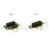 PCIE X1 Risers Card 90 Degree Adapters Card PCIE Extenders Extension Card for 1U/2U Small Computer Server Case