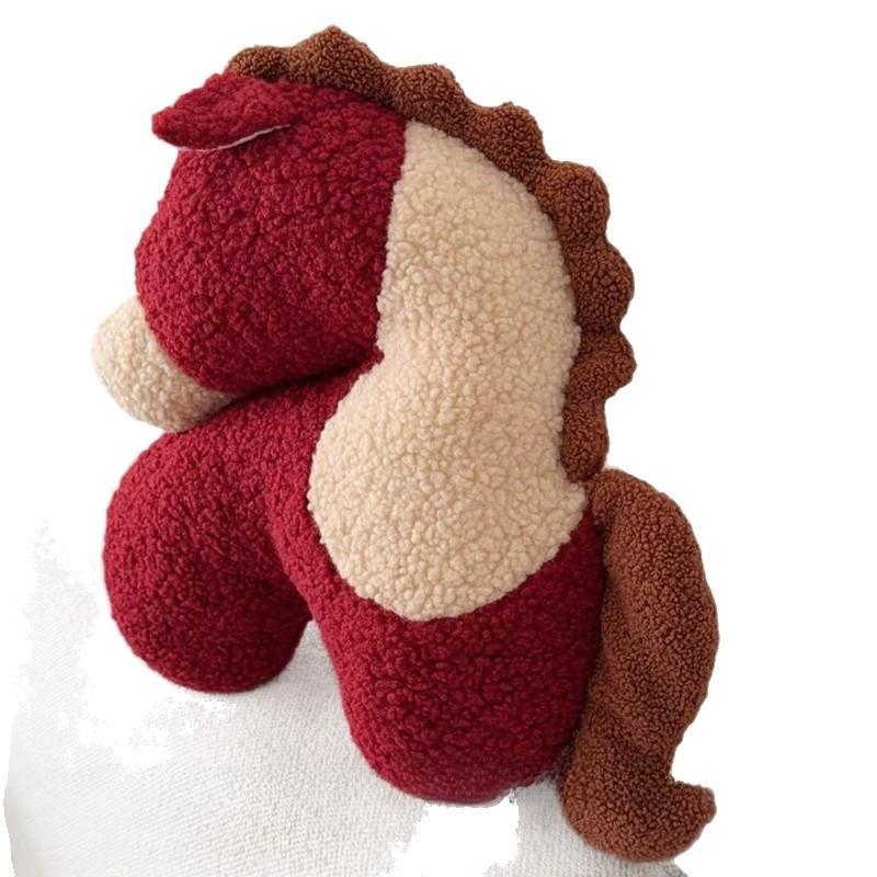 Of Year The Horse Cartoon Plush Cushion Toy Doll For Living Room And Seats Car