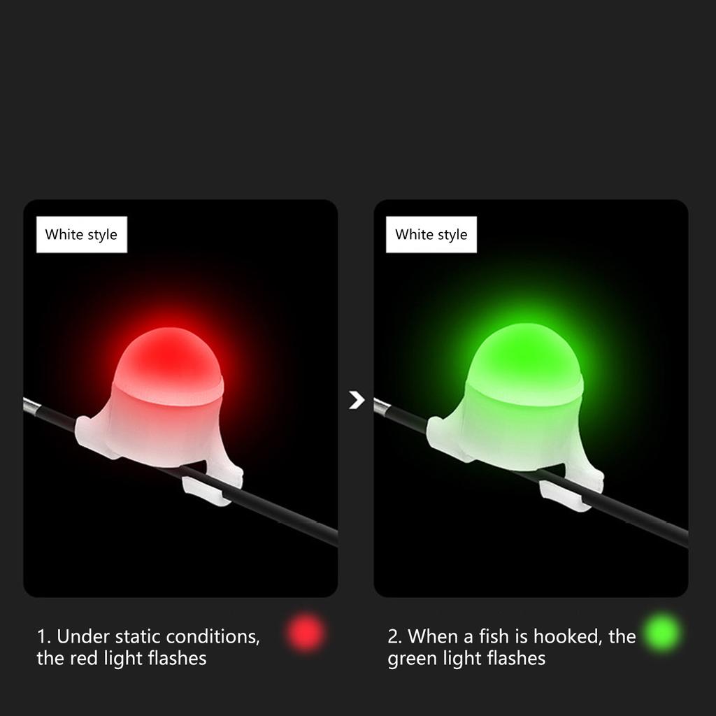 Fishing Bait Alarm Light Visible Up To 100m Fishing Bells with Intelligent Motion Sensor for All Night Fishing
