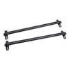 Car Top Roof Rack 2Pcs 100cm Aluminum Luggage Cross Bar Carrier with Lock for 4 or 5 Door Cars Black