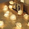 1 Set 3 Meters 20leds Rose Flower String Lights Battery Operated Romantic Red Pink White Rose Lights Artificial Flowers Led Lamp