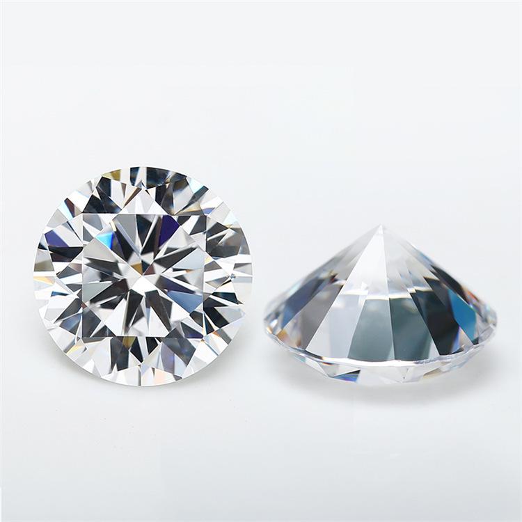 Mr. Xu Jewelry: Round White Zircon Stones (0.8-3.0mm, AAA Quality)