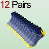 6/12 Pairs for Both Men Women Suitable Sports Low Top Socks Sweat Absorbing Breathable Thin Odor Proof Running Leisure Socks