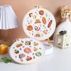 Bread Dessert Embroidery Handmade Diy Material Package Kit Needle And Thread Set New Product