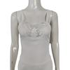 Spot new European and American style women's clothing, sling vest, splicing butterfly mesh yarn, ultra-short open-navel sexy babes wholesale