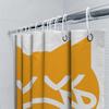 Angry Cat Face Shower Curtain: Waterproof Fabric with Eye Poking Design for Bathroom Decor