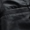 Men Jacket Color Block Slim Windproof Faux Leather Stand Collar Outerwear for Working