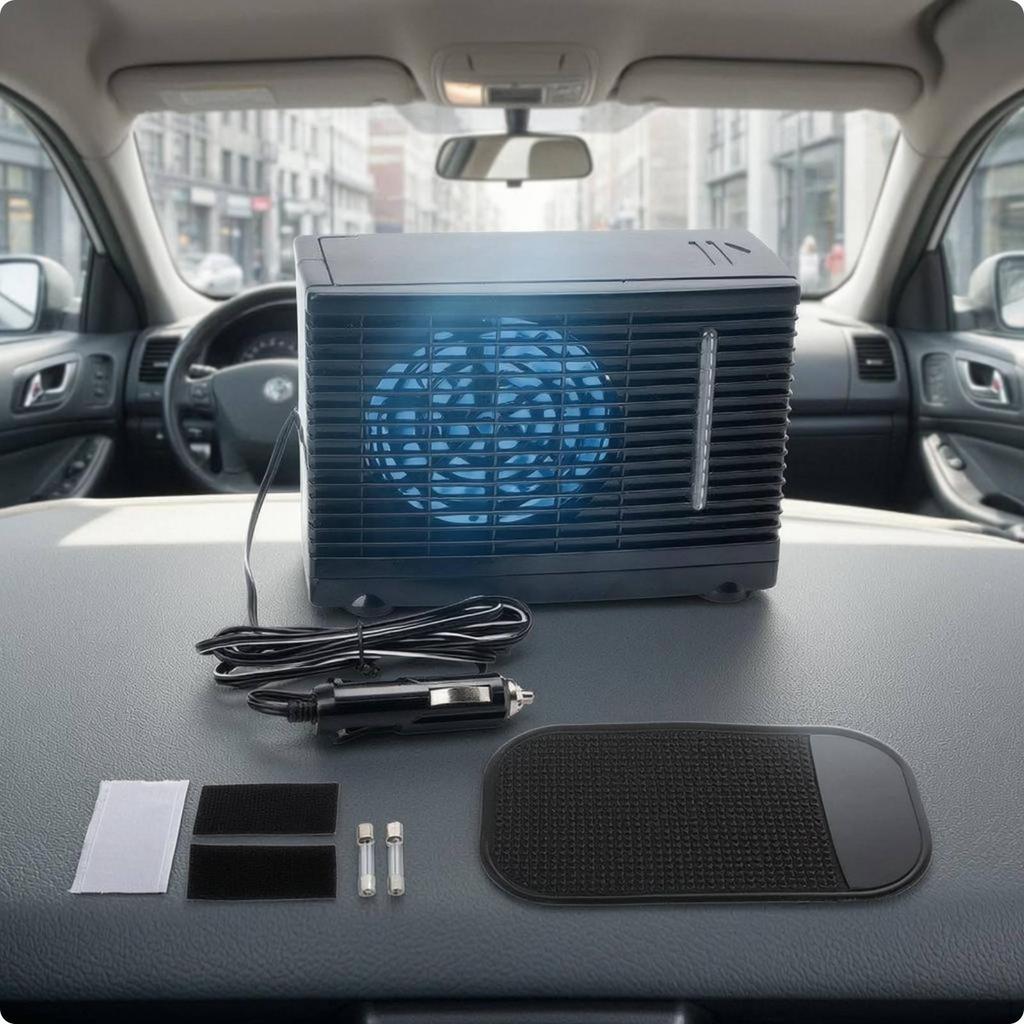 WaterBased Car Chiller CigaretteLighter Plug Portable Air Corded for Vehicle