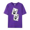 Smile Now Cry Later X Laugh Now Cry Later Blackjack Streetwear T-Shirt Übergroßes T-Shirt