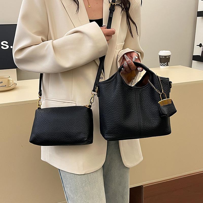 Summer New Women's Bags, Fashionable Soft-sided Shopping Bags, Portable Shoulder Oblique Span Bags, Child and Mother Bags