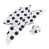 Fußball-Themen-Gans-Outfit 23 Zoll Niedliche Rasen-Garten-Gans-Kleidung Outdoor-Sport-Dekoration mit Kopftuch