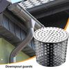 Anti Blocking Gutter Guards Stainless Steel Circular Shape Rooftop Floor Drain Cover Gutter Guard Anti Insect Bird