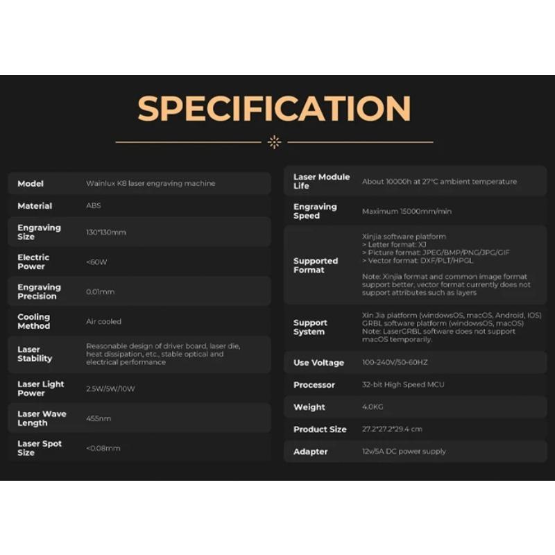 All-in-One Fully Automatic Laser Engraving Cutting Machine - Portable Desktop Household Marking Tool