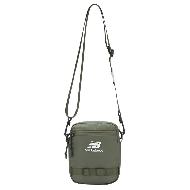 New Balance Fabric Shoulder Bag, Crossbody Bag Unisex Green LAB00002-CGN