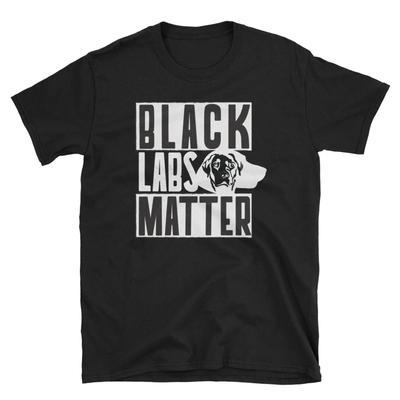 Black Labs Matter Funny Labrador T Shirt Dog Lover GifT Vintage Washed Versatile Homme Fashion Breathable Unisex Streetwear