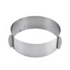 Molde para Pastel Ajustable de Acero Inoxidable, Herramienta Redonda para Hornear de 6-12 Pulgadas