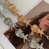 Zinc Zinc Alloy Pearl Shell Starfish Waist Chain Ornaments Starfish Beach Body Chain  Girls Couple Gift