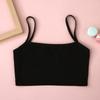 4pc/lot Kids Underwear Model 100% Cotton Girls Tank Top Candy Color Undershirt Girls Vest