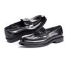 Fashion Men's Formal Leather Shoes British Style Oxford Loafers Round Toe Breathable Non-Slip Business Dress Wedding Office Casual Shoes