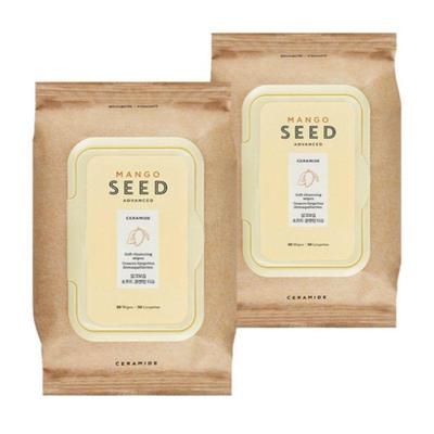 Mango Seed Silk Moisture Soft Cleansing Tissue (50 Sheets × 2 Packs)
