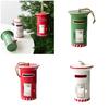 Iron Mailbox Hanging Ornament Christmas Tree Decoration for Yard Mantels Porch Window Display Holiday Party Centerpieces