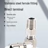 Jinghang Stainless Steel Ferrule Bulkhead Straight Connector