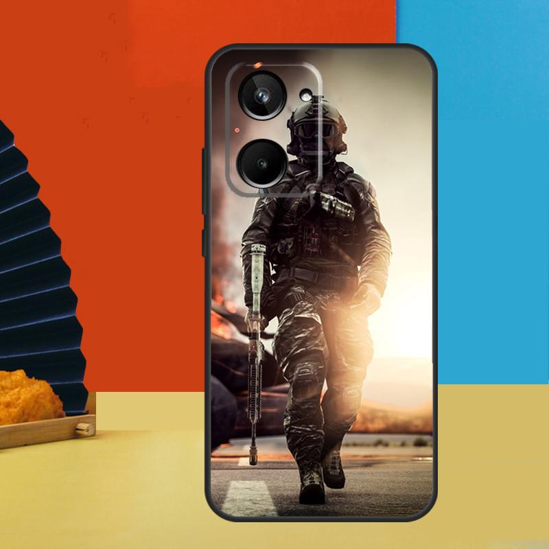 Tactical Swat Gear Pattern For Realme 15 Pro 10 11 12 13 14 Pro Plus GT6 GT7 C51 C53 C55 C61 C63 C65 C67 C71 C75 Case