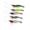 UV Squid Jig Bait 2 Section Saltwater Shrimp Lures Artificial Shrimp Lure  Saltwater Fishing