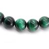 [Ishiki] 4A Natural Stone Green Tiger Eye Prayer Bead Necklace 12mm - A Power Stone That Attracts Wealth and Career Success! [n169]