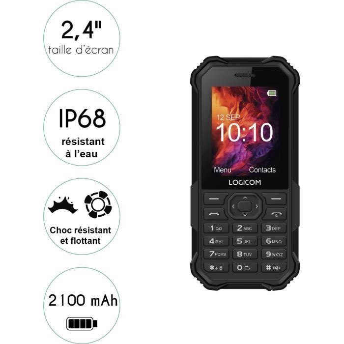 Mobilní telefon - LOGICOM - XTREM 40 - Černý