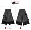 2025 Women's High-Waist Elastic Spliced Skirt Pants - Slimming Niche Design, Mid-Length, Nine-Point for Autumn/Winter Collection