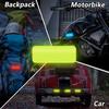 Car Wheel Hub Reflective Stripes Door Safety Opening Warning Sticker Tape Auto Rear Warning Reflective Tape Car Accessories