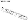 3D Metal 4X4 Limited Car Styling Tailgate Emblem Rear Boot Trunk Badge Sticker For Jeep Compass Wrangler Renegade Grand Cherokee AMO1