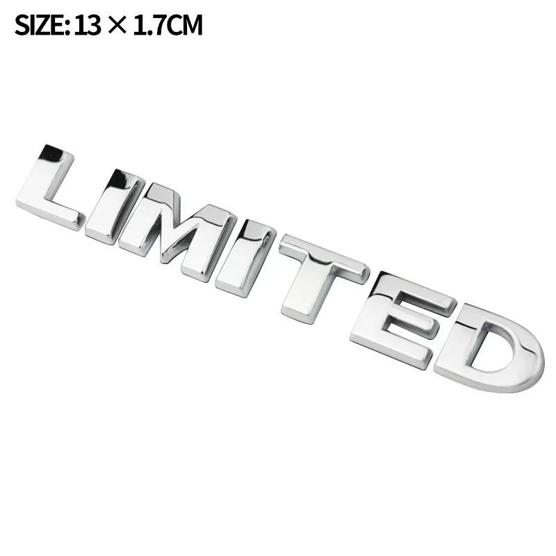 

3D металлический 4X4 Limited Car Styling эмблема на заднюю дверь багажника наклейка на багажник для Compass Wrangler Renegade Grand Cherokee LIMITED-Silver