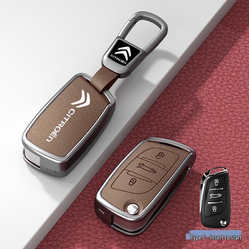 Car Key Cover & Buckle for Citroen C3XR, C4L, Tianyi, C5, C4 Sega, Elysee, C6 Models