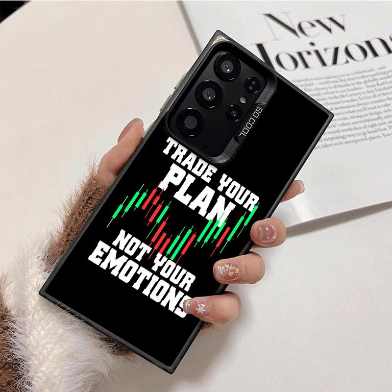Day Trader Forex Day Trading Shockproof Phone Case for Samsung Galaxy S26 Edge S25 Ultra S24 FE S23 Plus S21 Cover Anti Fall Fun