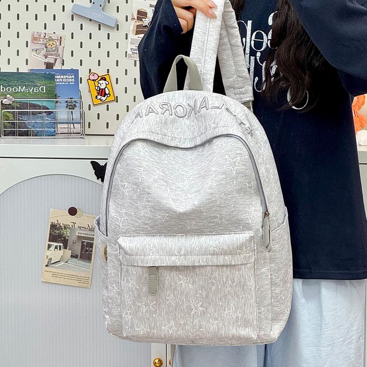 Schoolbag1011 New Star Mori Backpack Korean Version Niche High-value Leisure Middle and High School Large-capacity Lightweight Backpack