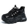 Autumn mesh diamond-encrusted dad shoes women's autumn new thick-soled heightening fashionable versatile sports and leisure shoes