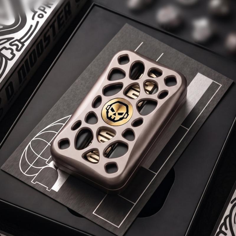Schädel Ausgestanzt Stimmgabel Unbegrenzt Fidget Spinner Metall Mechanisch Magnetisch Schieberegler Edc Stressabbau Fingerspitzen Spielzeug Geschenk