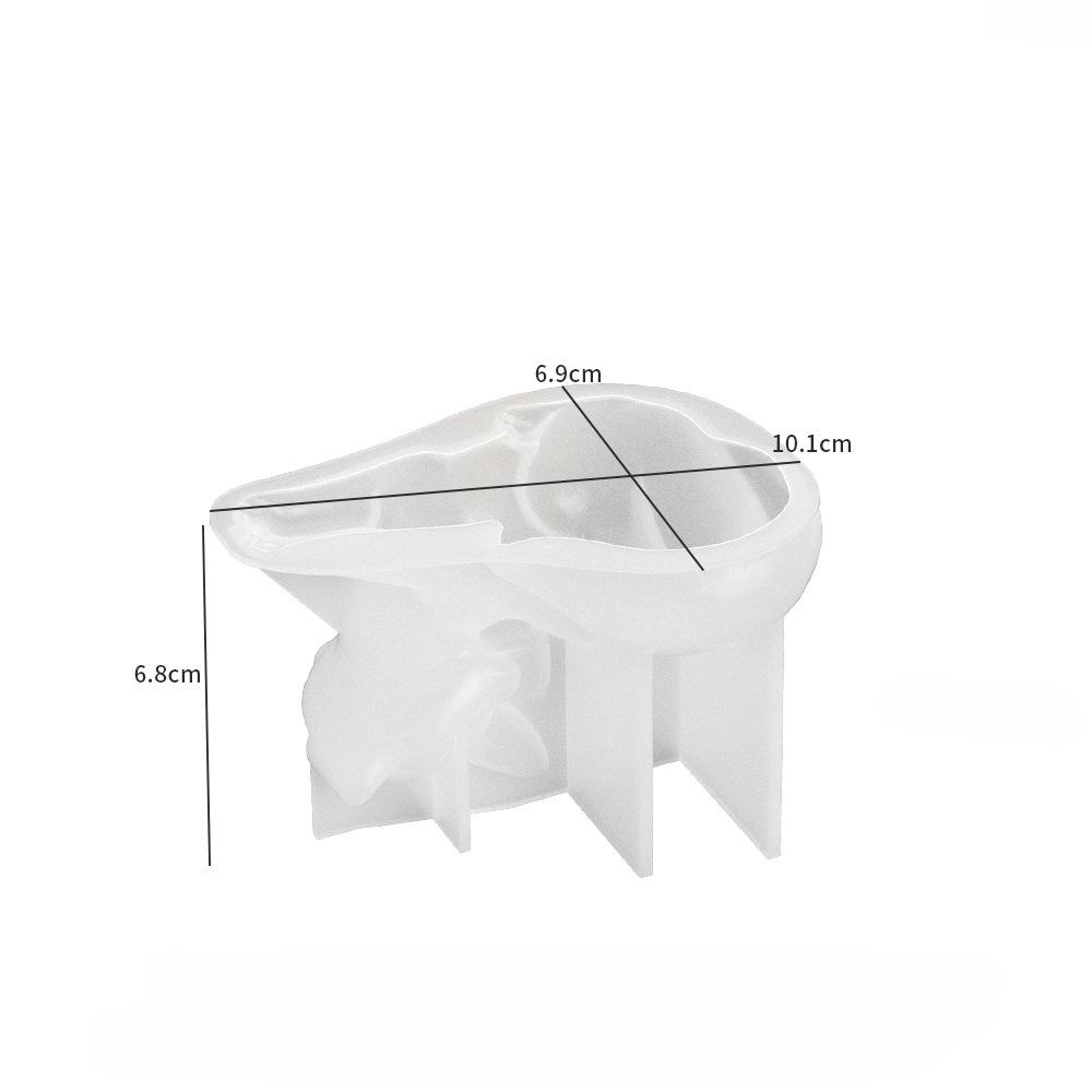 

Сделай сам Кристальная форма-капельница, 3D стереоскопическая, Мультяшная, Зеркальная Маленькая лисичка, Ароматическая свеча, Гипсовое украшение, Силиконовая форма Pack of 1