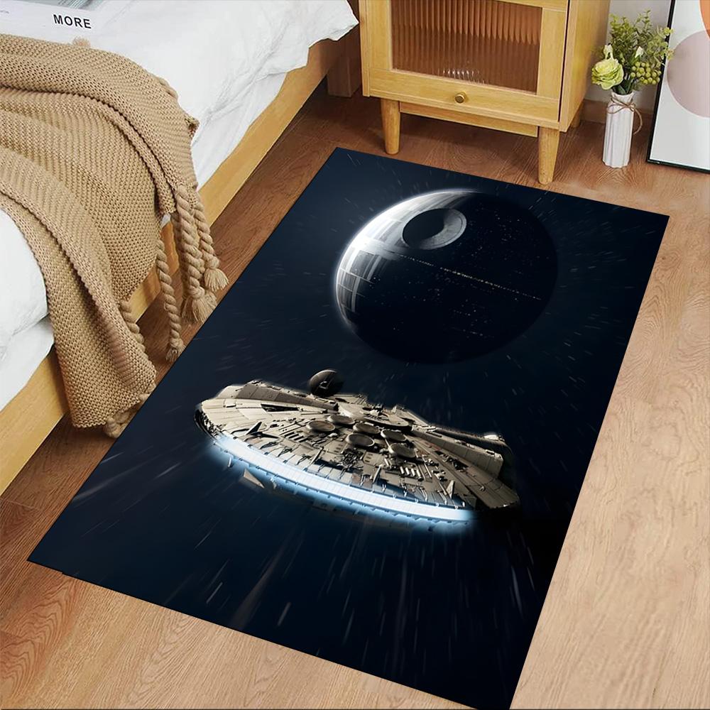 Star Wars Area Rug Suitable for Entryway Living Rooms Game Room Balcony Anti-slip Rug Office Home Decor Perfect Birthday Christmas Gift Idea