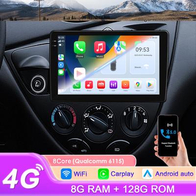 Snapdragon Intelligent Android Car Radio for Ford Fiesta 1995-2001 Focus MK1 1998-2004 Carplay Android Auto Multimedia Player DSP GPS Autoradio