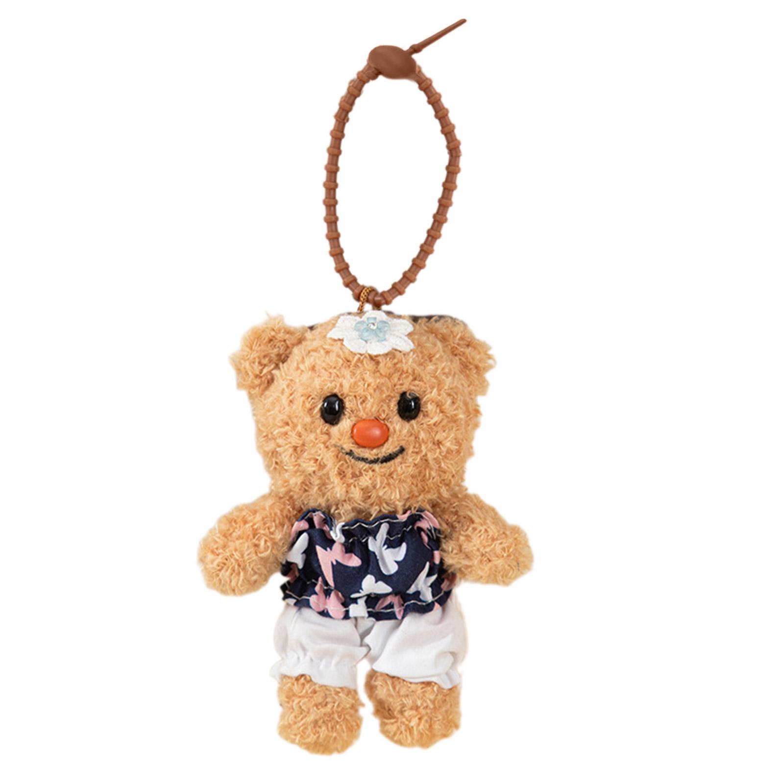 

Милый плюшевый брелок в виде медведя-масла, мягкий плюшевый мишка, подвеска для сумок, рюкзаков и кошельков 4